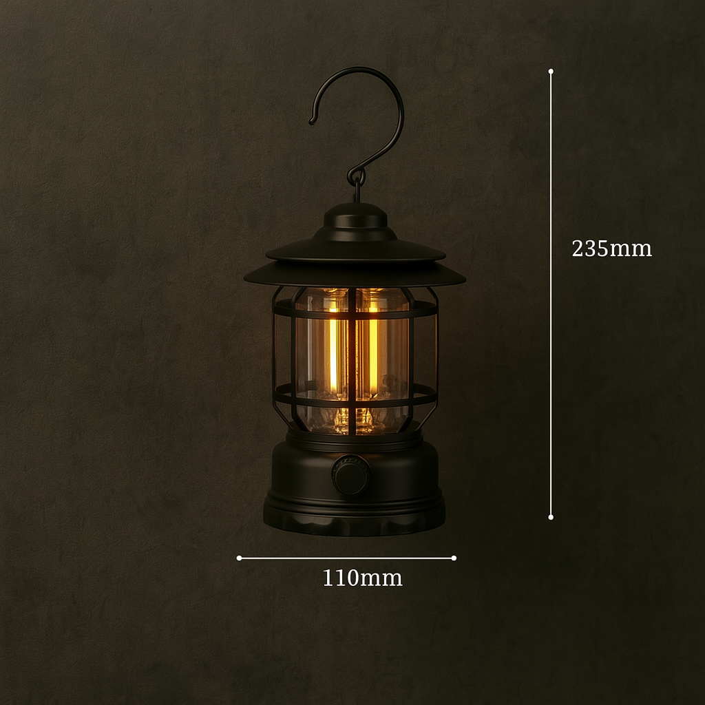 LOFTSOUL™ Vintage Wandleuchte – Wandlampe im Industrial Design aus Holz & Metall (E27, mit Leuchtmittel)