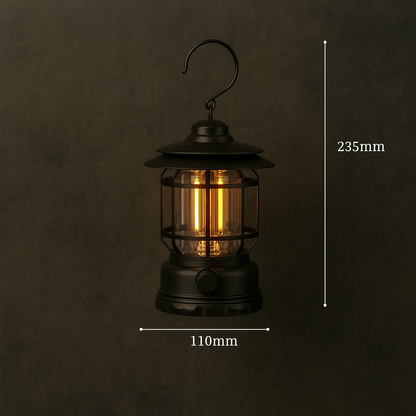 LOFTSOUL™ Vintage Wandleuchte – Wandlampe im Industrial Design aus Holz & Metall (E27, mit Leuchtmittel)