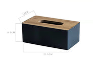 IRONFORM™ Taschentuchbox – Holz mit Bambusdeckel