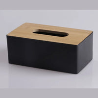 IRONFORM™ Taschentuchbox – Holz mit Bambusdeckel